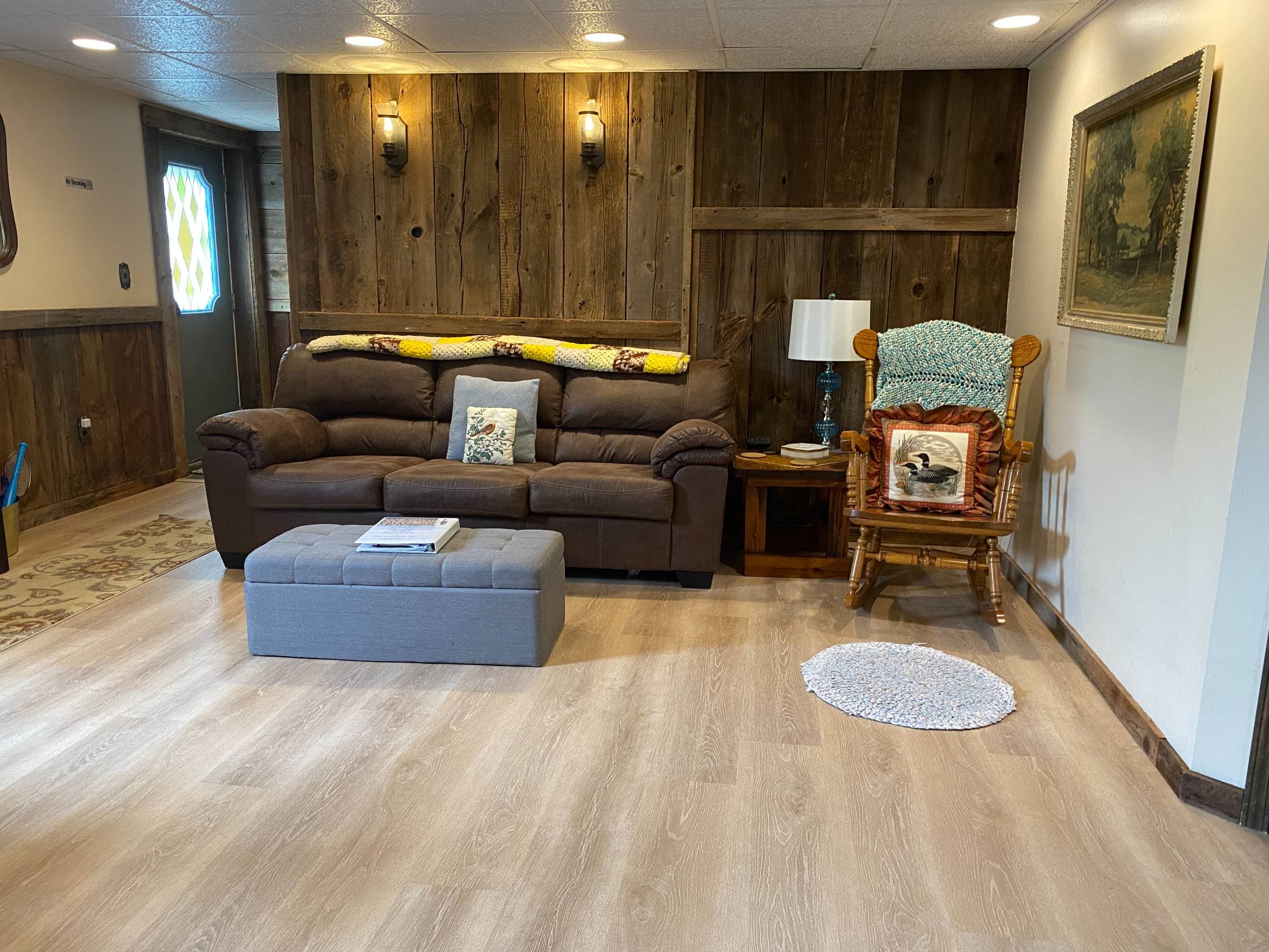The new flooring is lovely!